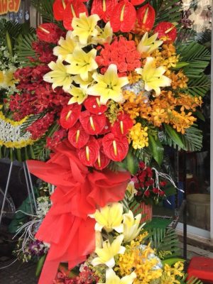 Hoa Khai Trương Chúc Mừng - Lộc Đỏ Thịnh Phát