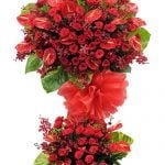 Kệ Hoa Khai Trương Chúc Mừng - Hồng Môn Phát Tài